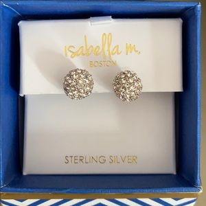 Sterling silver CZ earrings